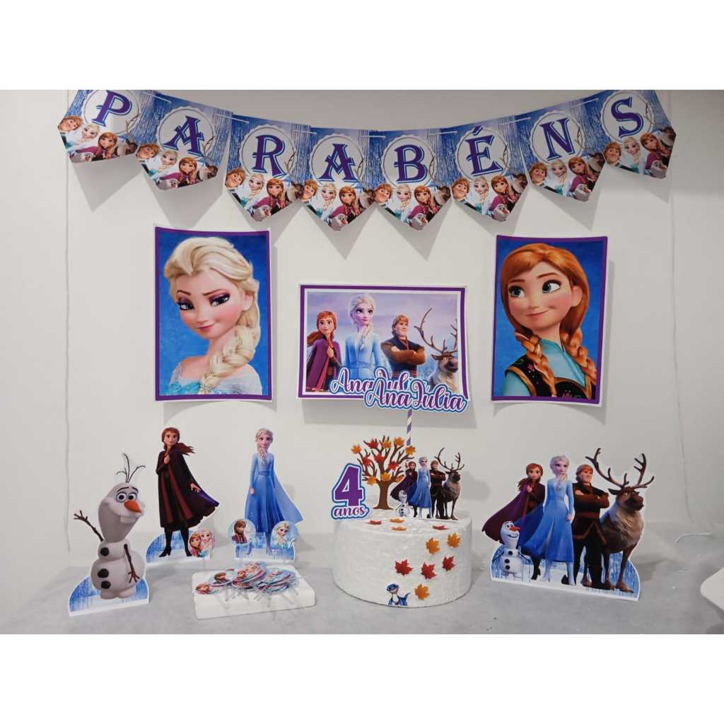 Kit festa Frozen (decoração para festa)