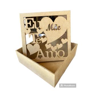 Caixa Caixinha 15x15x5 Kit 15 Unidades Personalizada Mãe Eu Te Amo em Oferta na Shopee