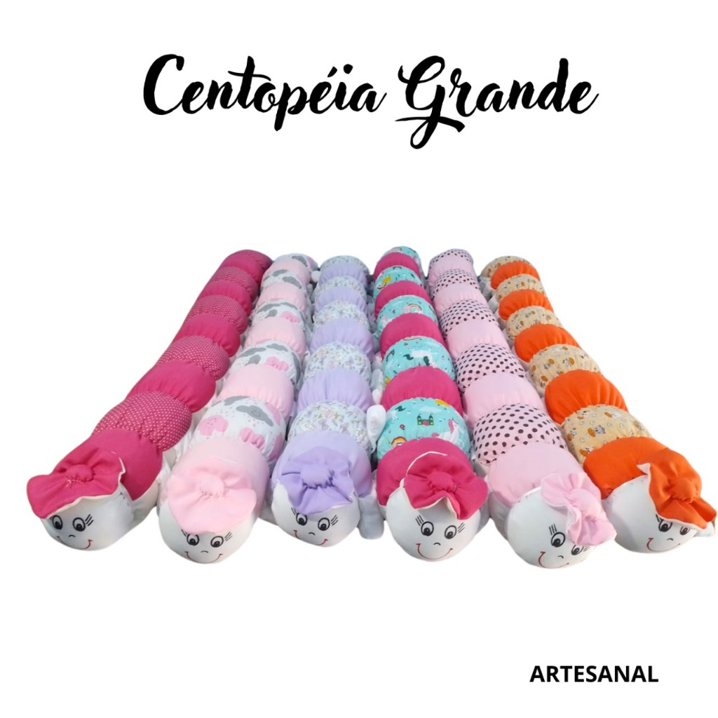 CENTOPEIA DE PANO GRANDE 1,20mt (SORTIDAS) 100% ALGODAO em Oferta na Shopee