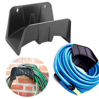 Suporte Fixo Para Mangueira De Jardim Em Plástico PVC Preto em Oferta na Shopee