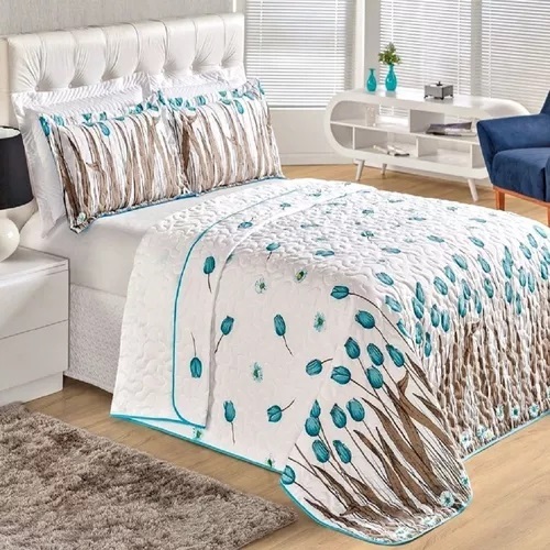 Cobre Leito colcha forro de cama 1 Peça casal padrão Slin Ultrassônico Cores Variadas toque de pessego