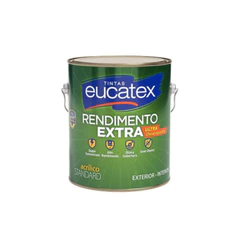 Tinta Acrilica Eucatex Rendimento Extra 3,6 Lts