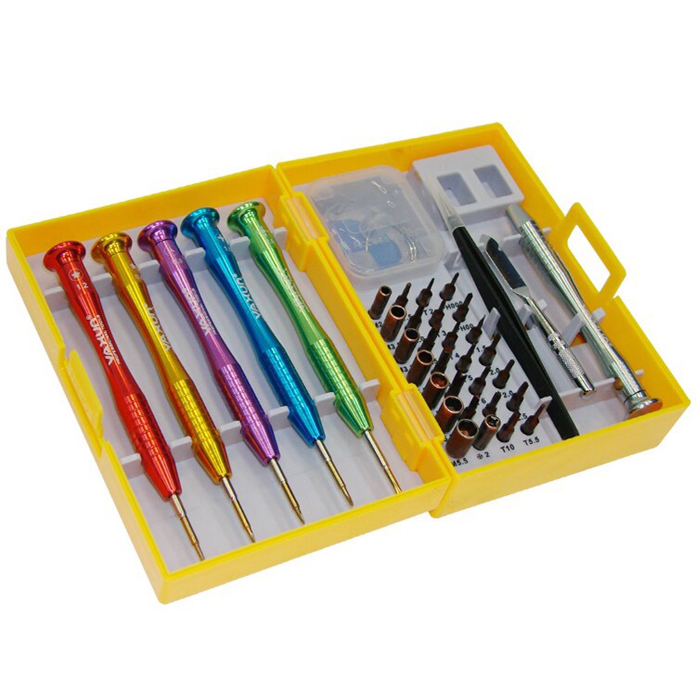 Kit Diversas Ferramentas Chaves Profissional Reparo Manutenção Aparelhos Eletrônicos Yaxun 6300