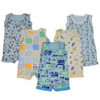 Kit Roupas De Bebê 5 Peças Macacão Regata Banho De Sol Verão em Oferta na Shopee