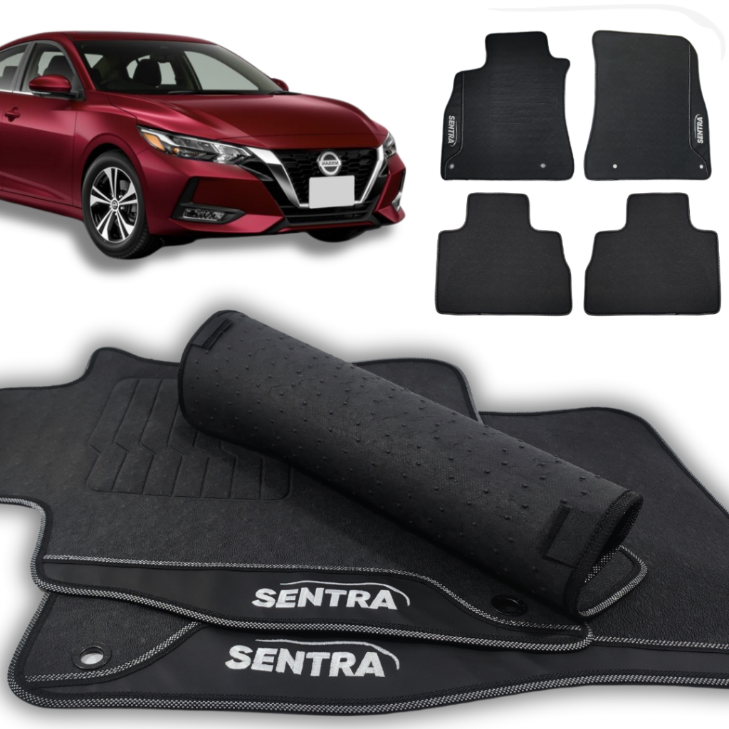 Tapete Automotivo Emborrachado Sentra Exclusive 2023 2024 2025 26 Linha Impermeável Sob Medida