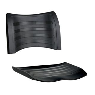 Assento Encosto Plástico Preto Cadeira Fixa Iso Preto POPMOV em Oferta na Shopee