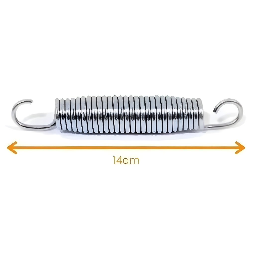 Kit 10 Molas 14cm Em  Aço Galvanizado Para Cama Elástica em Oferta na Shopee