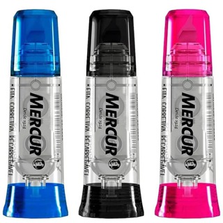 Fita Corretiva Recarregável Mercur - Aparelho ou Refil em Oferta na Shopee