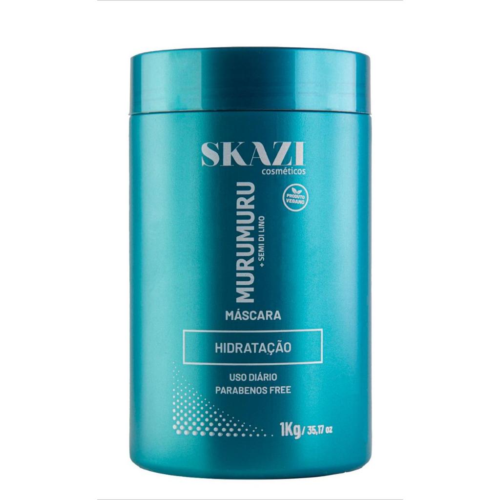 Máscara De Tratamento Skazi 1Kg – Vegana Com Murumuru – Nutrição E Hidratação Capilar em Oferta na Shopee