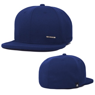 Boné Anth Co. Close Marinho Aba Reta Fechado Com Elástico em Oferta na Shopee