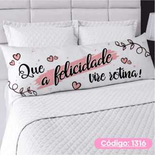 Travesseiro De Corpo Com Fronha Xuxão Fibra de Silicone Personalizado 1.25x0.45cm Com Frases Variadas em Oferta na Shopee