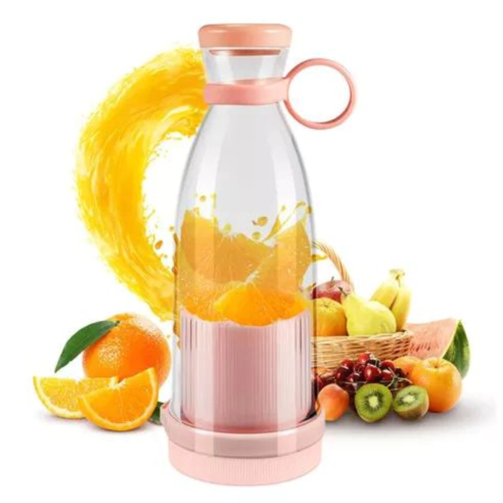 Garrafa Juicer Liquidificador Elétrico Portátil Recarregável 420ml Mixer Shake Misturador ...