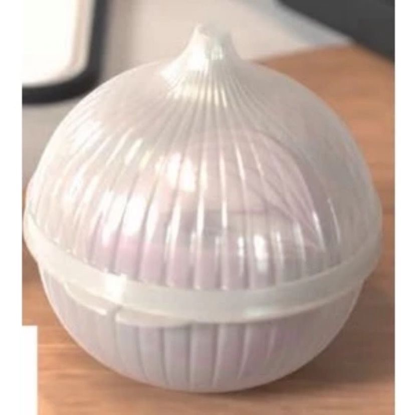 Porta cebola e alho de plástico com tampa decorado para cozinha - porta cebolao condimento sobras cebolão tomate e limão