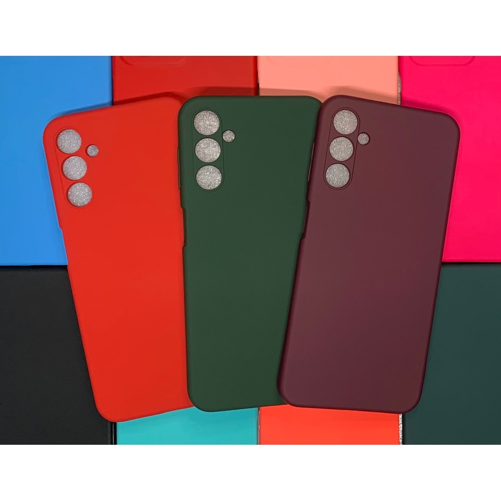 Kit capa + pelicula de vidro 3D Samsung Galaxy A14 4G  / 5G ou apenas capinha de silicone  Aveludado