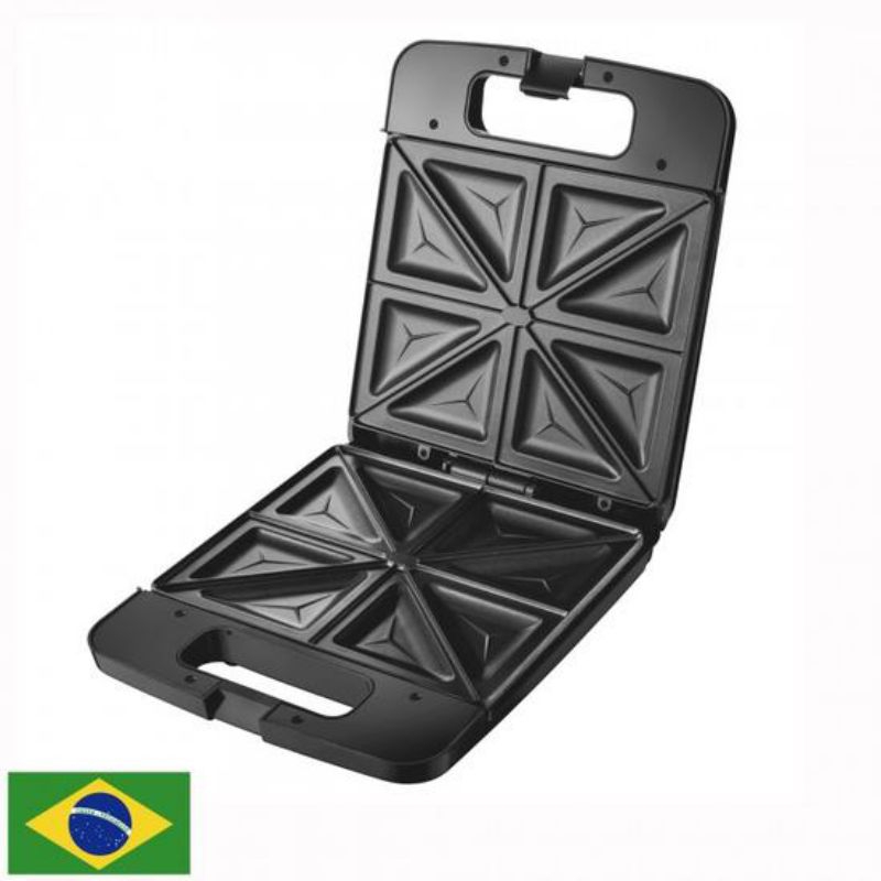 Sanduicheira grande Forma sanduiche 4 pães- 110V e 220V