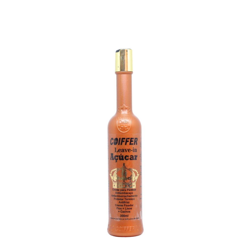 Leave In De Açúcar Coiffer 300ml Creme Para Pentear Antifriz