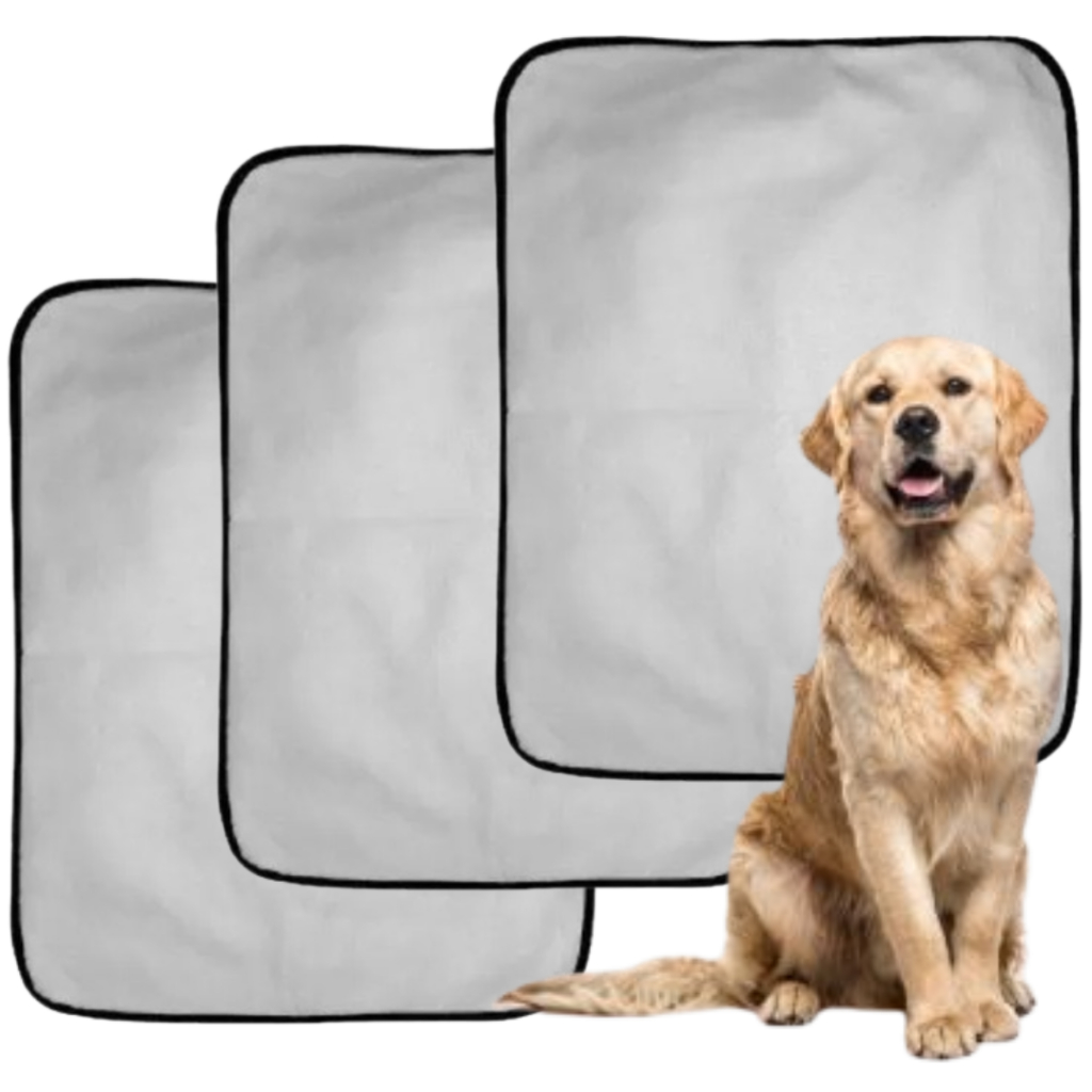 Kit 3 Tapete Higienico Grande 600 lavagens Tapete Xixi Para Cães e Gatos em Oferta na Shopee