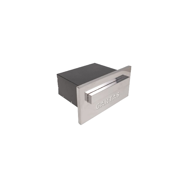 Caixa Correio Embutir Inox 20cm Profundidade Luxo