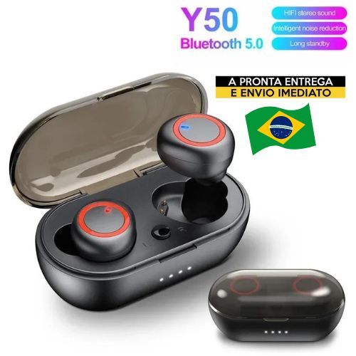 Y50 TWS Bluetooth 5.0 Fone De Ouvido, fone De Ouvido Sem Fio, Fones De Ouvido IPX7 À Prova D' Água, Fones De Ouvido Estéreo Verdadeiro, Fones De Ouvido Esportivos