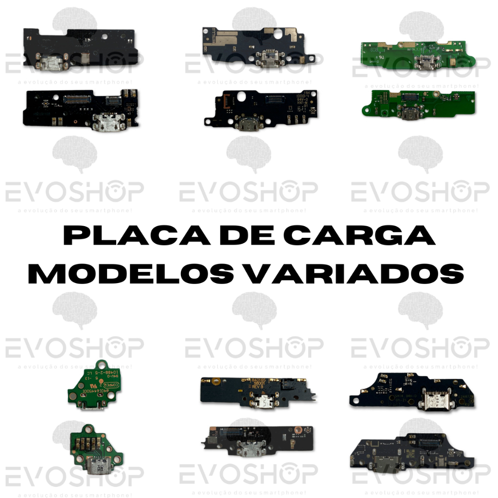 Placa de Carga Conector Compatível Moto Modelos Variados G4 play E20 E30 E40 E4 PLUS E5 PLAY E6 PLAY E6 E7 POWER G100 G3 G30 G5 G50 G6 PLAY G7 PLAY  G8 POWER G9 PLUS G9 POWER ONE ACTION ONE FUSION PLUS ONE FUSION ONE HYPER MOTO ONE