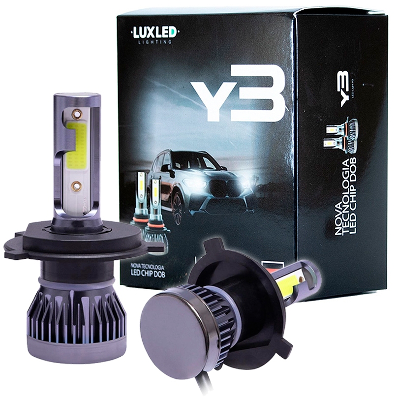 Lampada Super Led Par Y3 22000lm 36w 6500k H1 H3 H4 H7 H11 em Oferta na Shopee