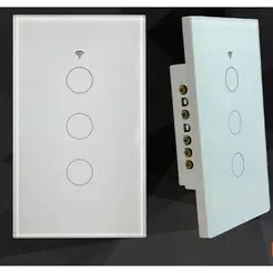 Interruptor Wifi Inteligente 3 Botões Smart Touch