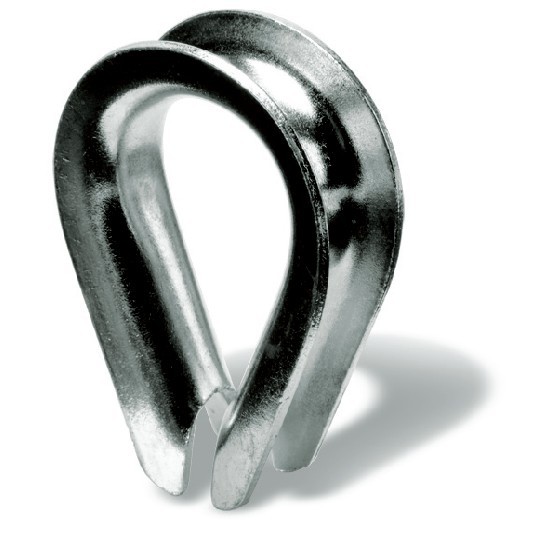 Sapatilha Estampada Galvanizada para cabo de 3/16