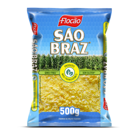 Flocao de Milho Não Transgêncio 500g - São Braz