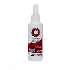 Corante SoftGel Vermelho Marsala 60g Mago - Rizzo Distribuidora