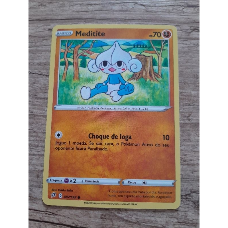 Carta Pokemon Meditite Original SP