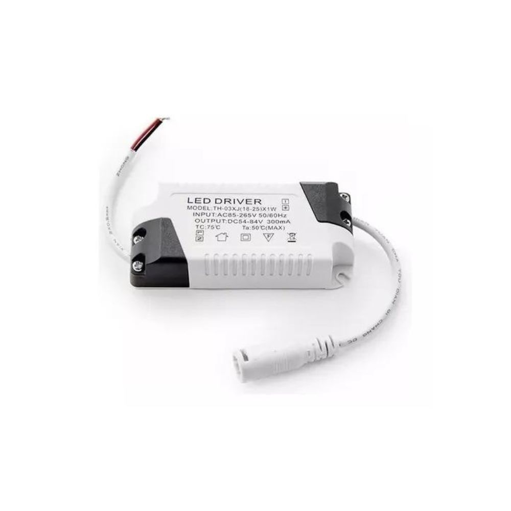 Driver Led Reator Para Painel Embutir Sobrepor 8w a 25w Bivolt