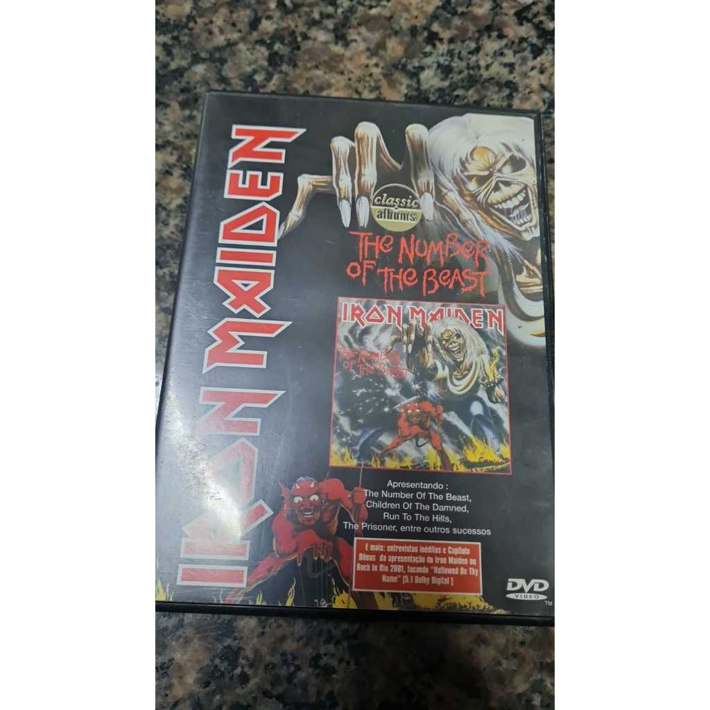 Dvd Iron Maiden The Number Of The Beast