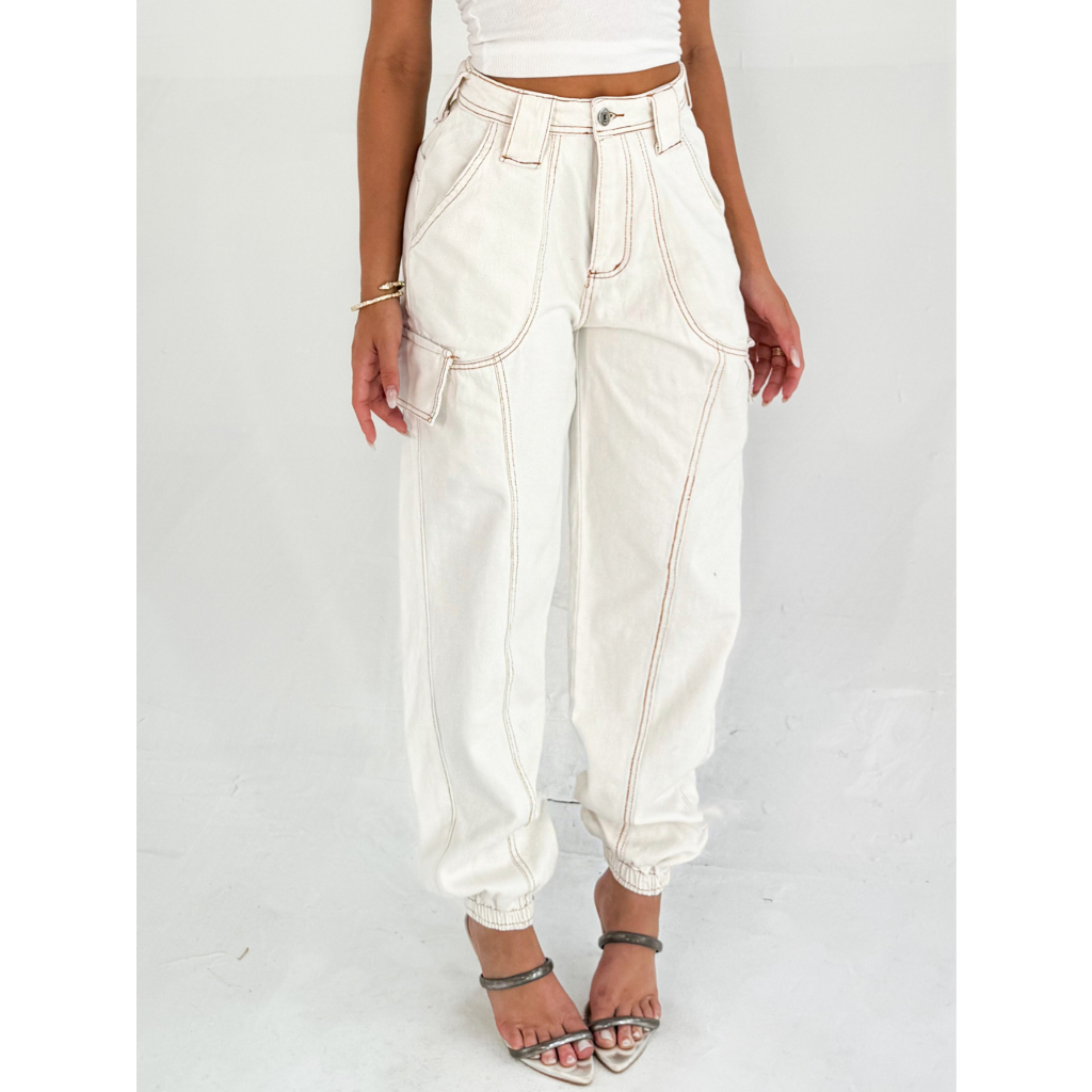 kissmelady 8202 8203 8204 calca jeans mom sem rasacada  colorido em Oferta na Shopee