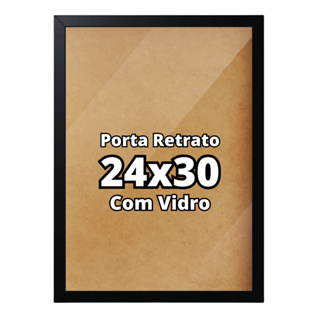 Porta Retrato 24x30 Com Vidro Mesa e Parede em Oferta na Shopee