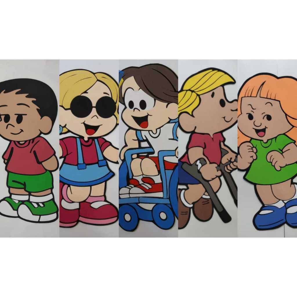 Bonecos Diversidade, Inclusão 5 personagens em Oferta na Shopee