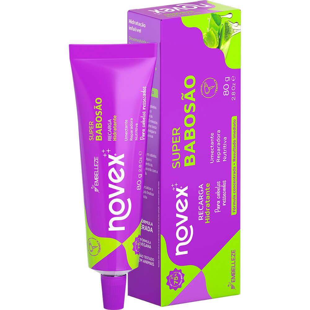 Máscara de Hidratação Novex Recarga Super Babosão 80g - Beauty