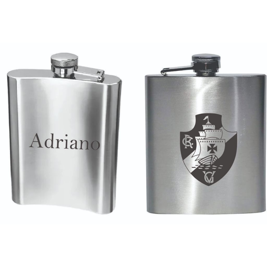 Cantil aço inox PERSONALIZADO A LASER - 210ML