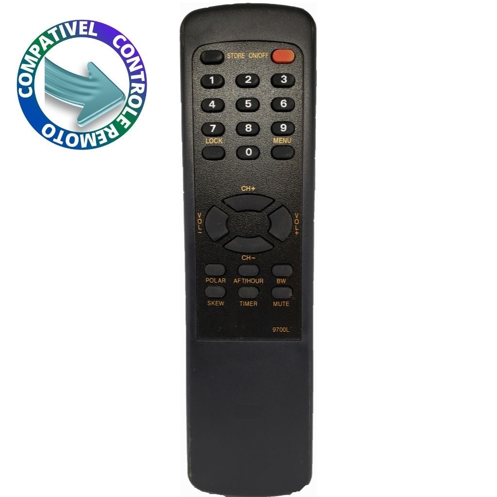 Controle Compatível Receptor Quasar 9700L C0956