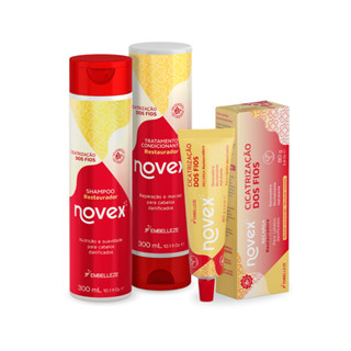 KIT NOVEX CICATRIZAÇÃO DOS FIOS RECARGA DE AMINOÁCIDOS CUIDADO DIÁRIO - SHAMPOO, CONDICIONADOR E RECARGA DE AMINOÁCIDOS 80G