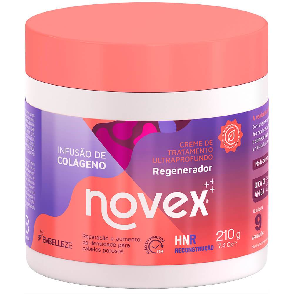 Novex Mini Creme de Tratamento Infusão Colágeno 210G em Oferta na Shopee