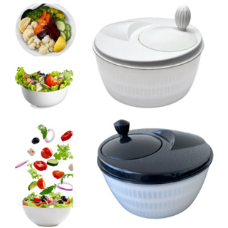 Centrífuga De Salada Secador Verduras  Manual 4 Litros em Oferta na Shopee