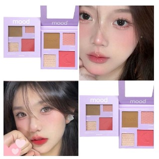 Paleta Blush, Contorno e Iluminador Over The Top Mood- Ruby Rose Lançamento! em Oferta na Shopee