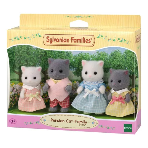 Brinquedo Sylvanian Families Família Dos Gatos Persas Epoch 5455