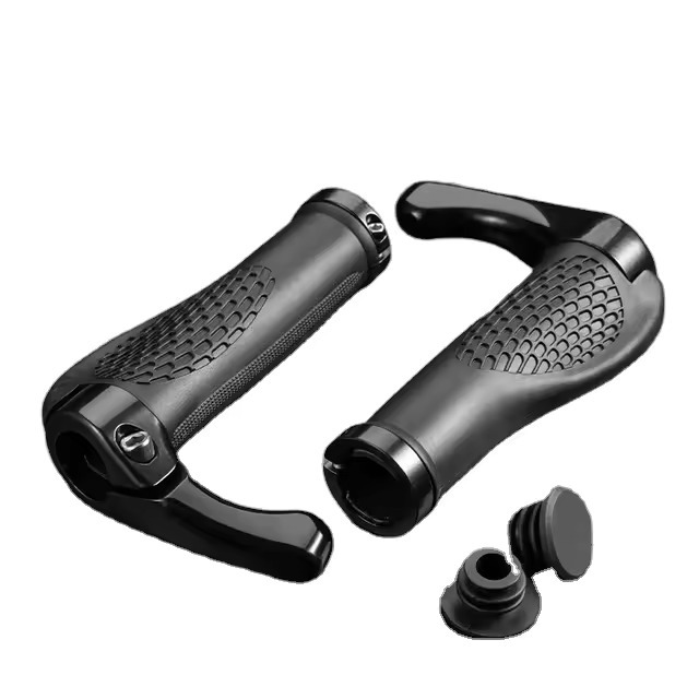 Par de Manopla Bicicleta HS Confort Com Bar End Anatomica