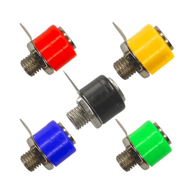 5x Plug Pino Banana 4mm Fêmea Sortidos
