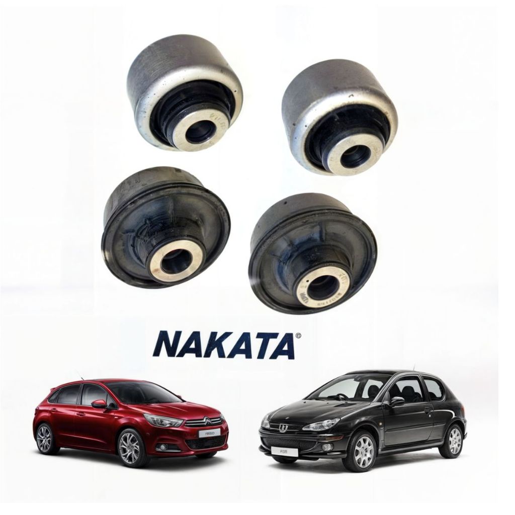 Kit 04 Bucha Bandeja Balanca Dianteira Peugeot 206 -207 -307