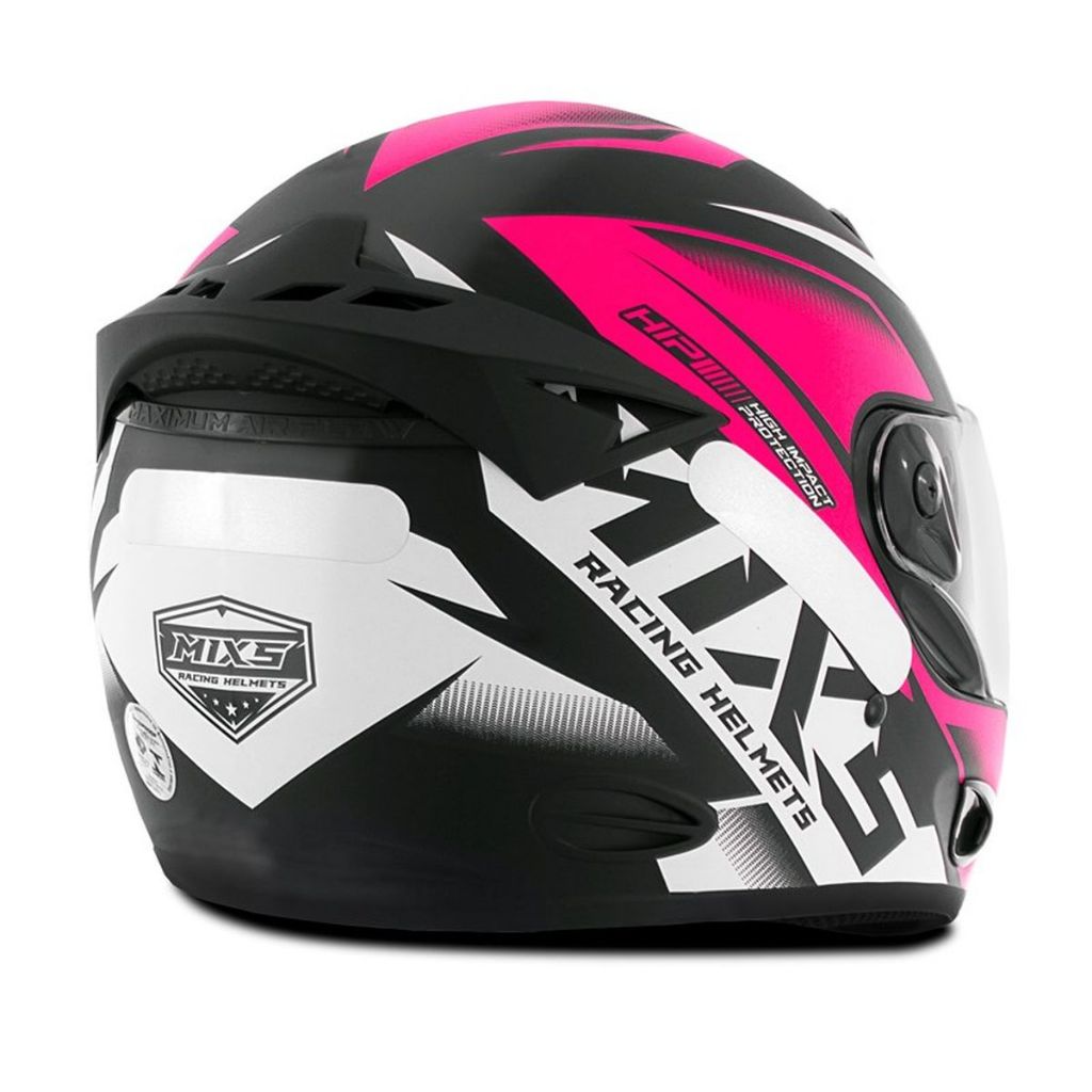 Capacete Moto Feminino Masculino Fechado Mixs Mx2 Storm Brilhante Viseira Cristal TAM. 56 58 60 62 · foto 2
