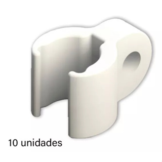 Guia/clip Para Vareta Romana C/ 10 Peças Acrílico transparente em Oferta na Shopee