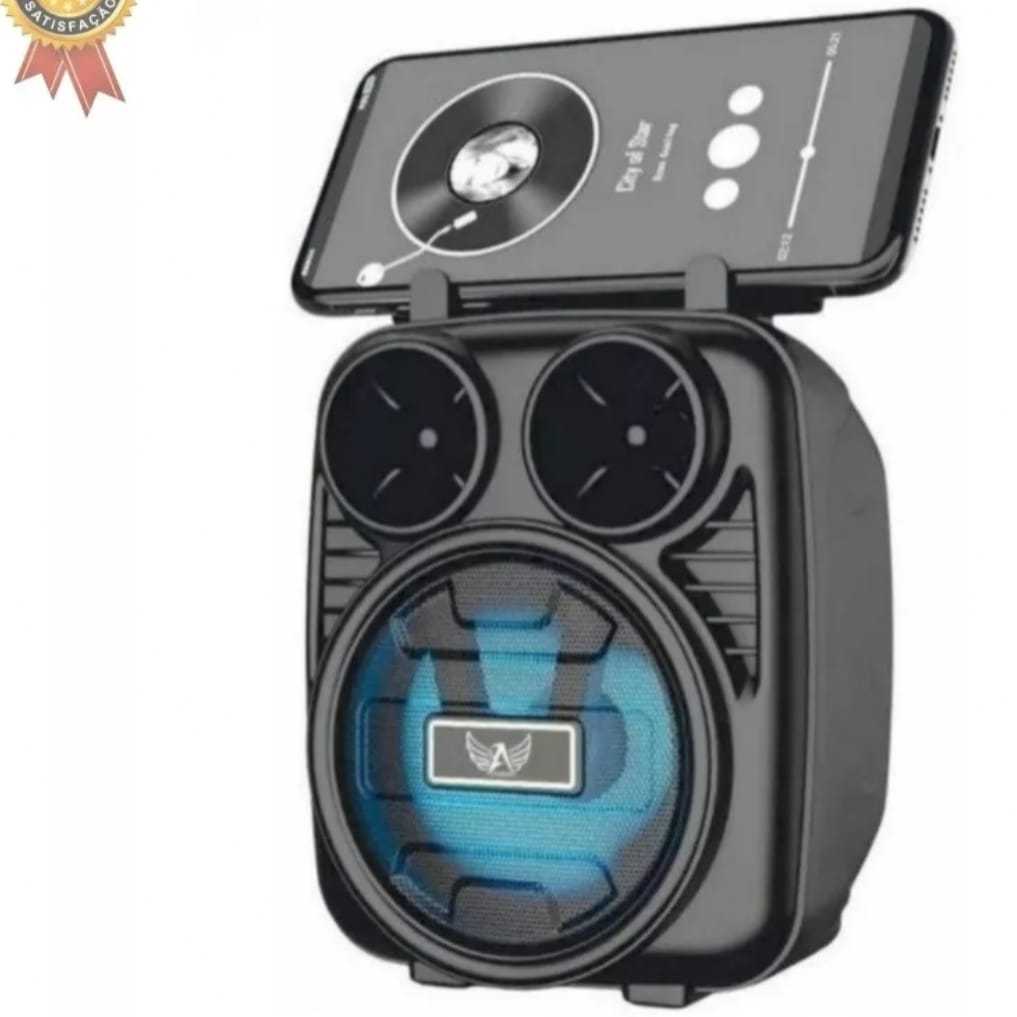 CAIXA DE SOM PORTATIL COM SUPORTE PARA CELULAR ALTOMEX 8W