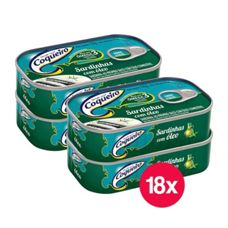 Sardinha Coqueiro 125g kit c/18 unidades em Oferta na Shopee